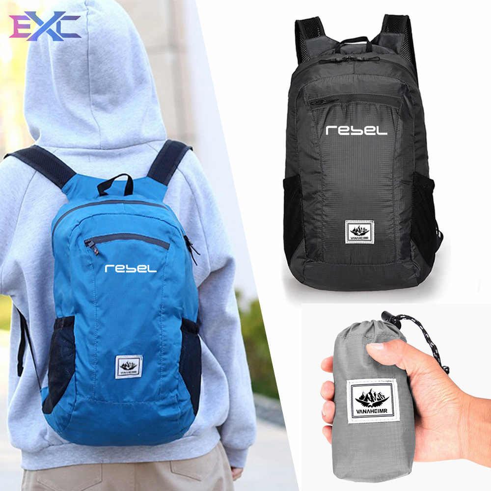 Foldable Backpack Small - Tas penyimpanan ransel aksesori motor, untuk