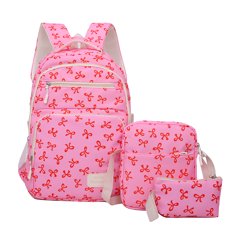 Sling Backpack Shoulder - 3Pcs Tas Ransel Cetak Pita Lucu
