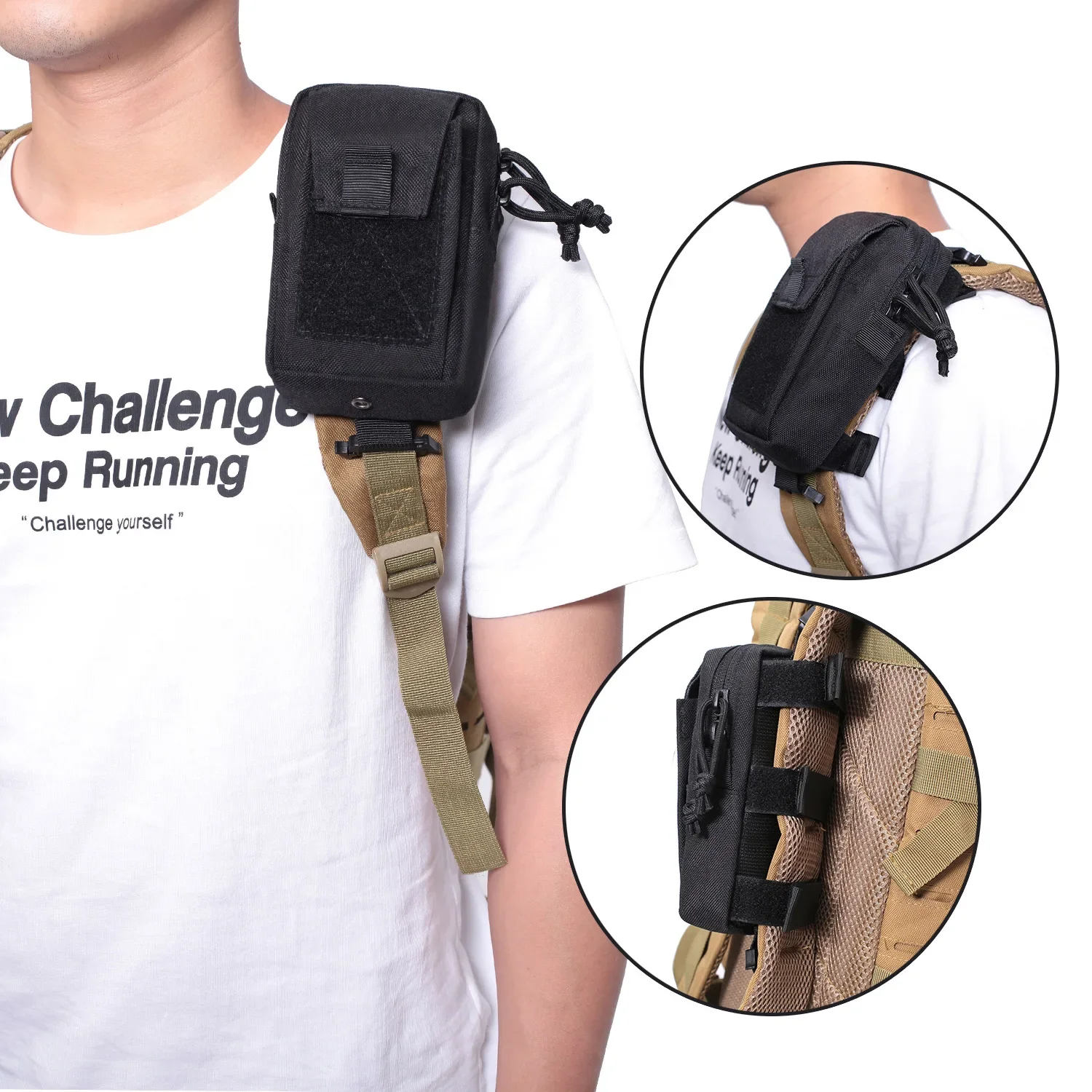 Tas Pinggang Molle dengan Tali - Backpack Insert Organizer ulasan dan harga