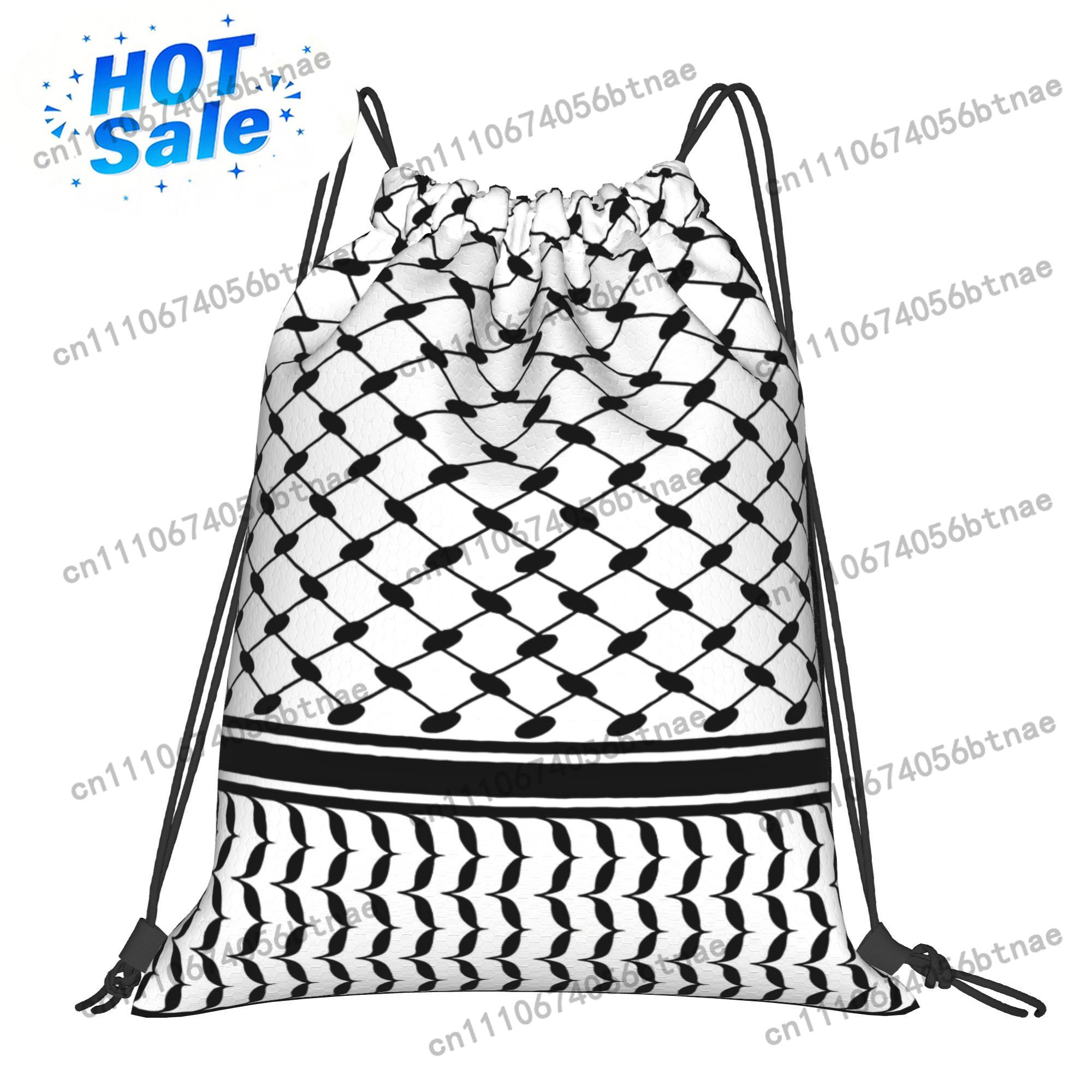 Tas Serut Pola Timur Tengah Ku - Drawstring Gym Bag ulasan dan harga