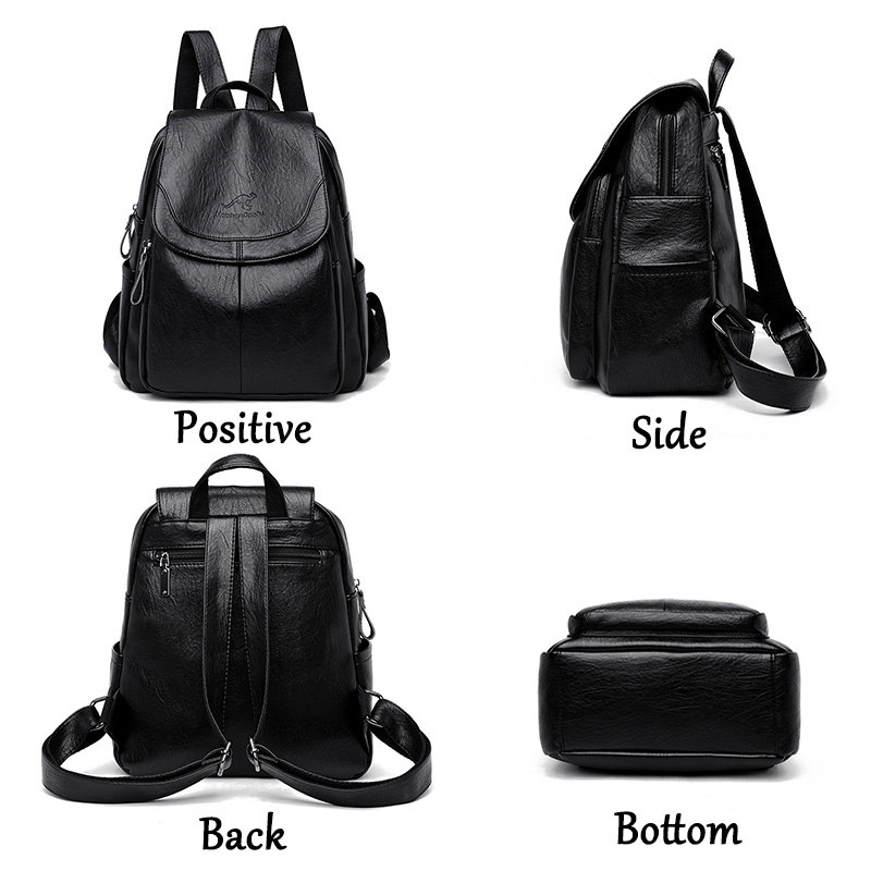 Ransel Kulit Lembut Vintage un - Leather Backpack Vintage ulasan dan harga