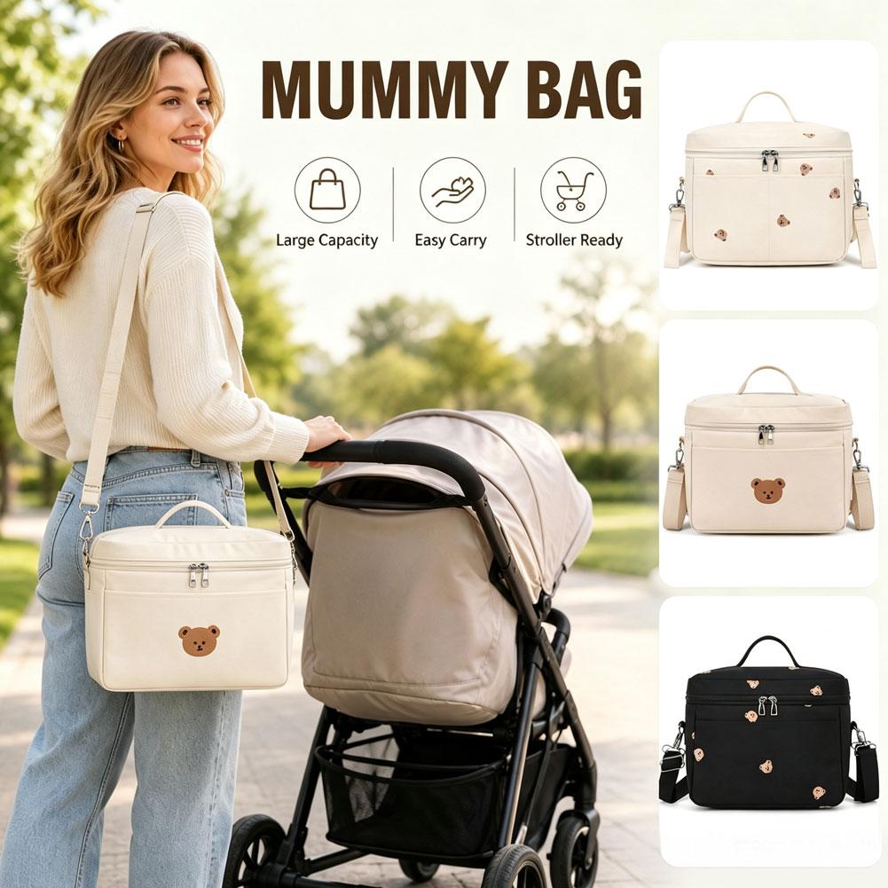 Tas Pendingin Botol Beruang Lu - Backpack Diaper Bag ulasan dan harga