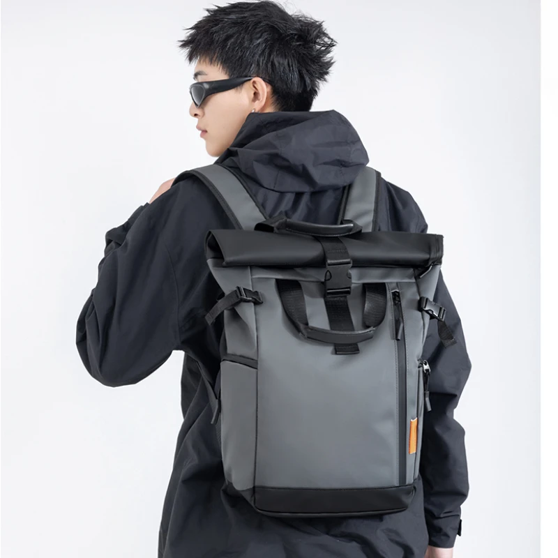 Tas Ransel Unisex Minimalis Mo - Canvas Backpack Casual ulasan dan harga