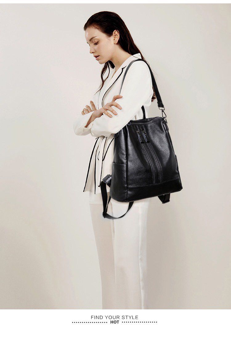 Ransel Kulit Lembut Wanita Tas - Canvas Backpack Casual ulasan dan harga