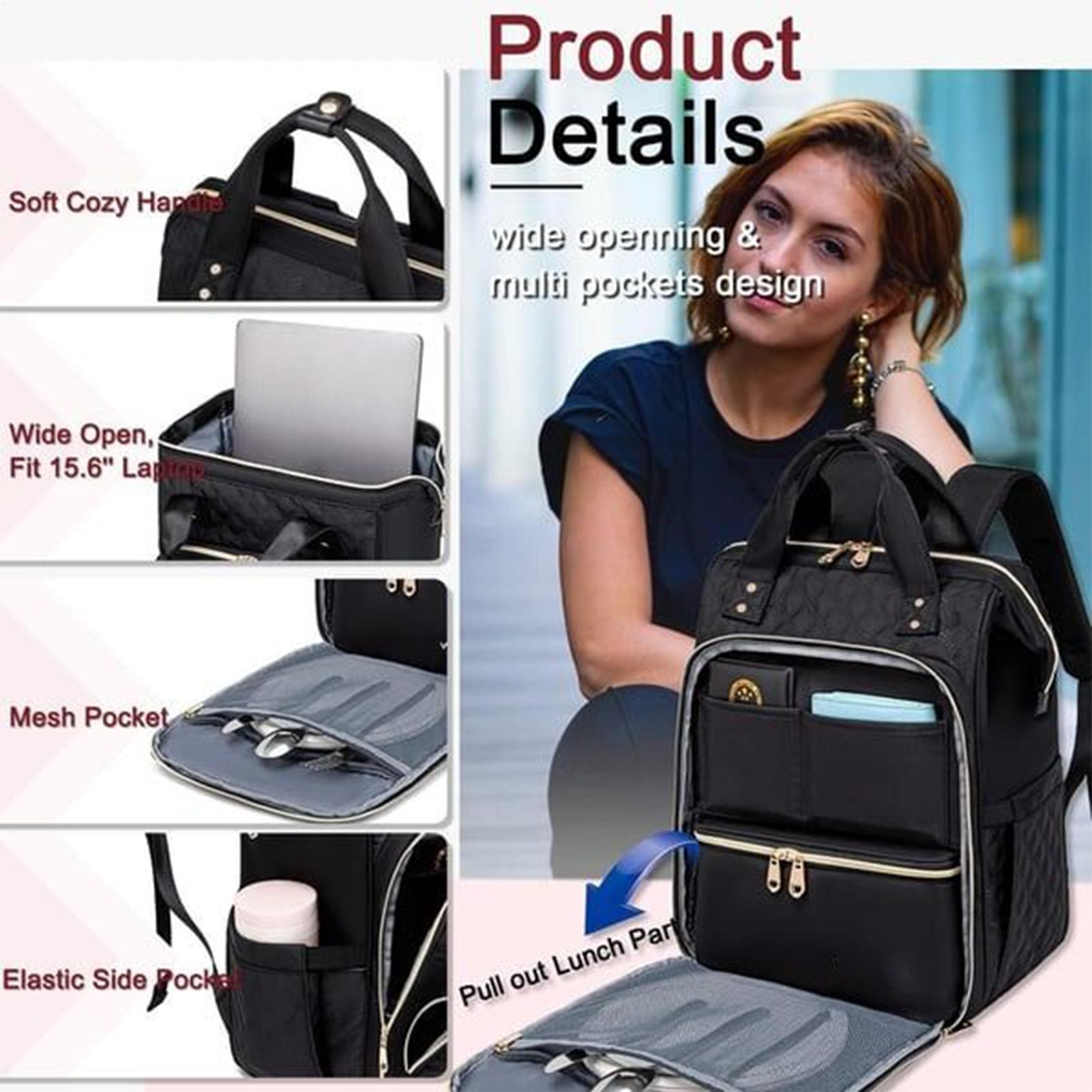 Ransel Makan Siang 2-in-1 Untu - Laptop Backpack 15.6 ulasan dan harga